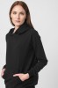 Hanorac coton dantela femei black-m, Pegas