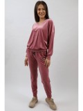 COMPLEU SPORT DIN CATIFEA CU DECOLTEU IN V SPLENDIDOZZO TALIE UNICA Roz
