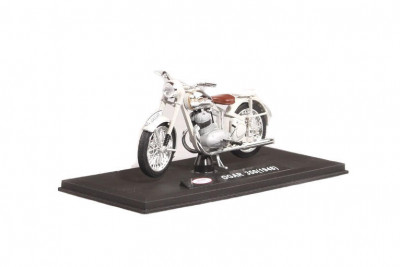 Macheta motocicleta Ogar 350 1948 alb 1:18, 1:18 Abrex foto