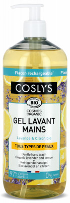 Gel BIO spalare maini, fara sapun, cu extract de lamaie si lavanda(format mare) Coslys foto