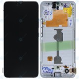 Samsung Galaxy A90 5G (SM-A908B SM-A908F) Unitate de afișare completă albă GH82-21092B