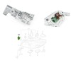 Modul LED BMW Seria 5 (F10/F11), 07.2013-08.2017, Seria 5 GT (F07), 07.2013-06.2017, partea dreapta, pentru sistemul de iluminare statica in viraje;, Rapid