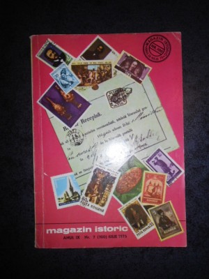 REVISTA MAGAZIN ISTORIC (Iulie, 1975) foto