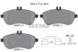 Set placute frana TEXTAR 2430602