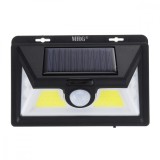 Panou Solar LED MRG A-1828B, COB+SMD, Senzor Miscare, 260lm, IP64, 1200mAh, Negru, Gradina, Lampa Solara, Other