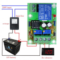 Modul XH-M601 incarcare / protectie baterie acumulator DC step-down 12V (d.024) foto