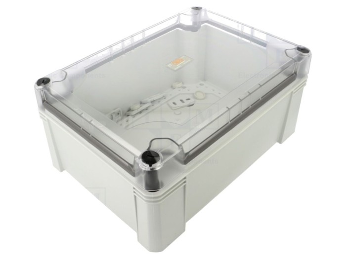 Cutie de conexiuni IP67 transparentă