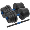 Haltere reglabile cu conector 2 x 15 kg rebel active
