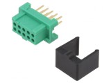 Soclu PCB-cablu Gecko 1,25mm 10 PIN THT