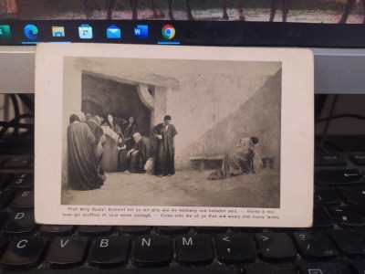 Isus Hristos, Veniți la Mine toți cei trudiți și &amp;icirc;mpovărați, Religie c. 1920 205 foto