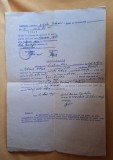 Schela ,,Ochiuri,, fosta Societatea Astra Romana, DECLARATIE, document vechi din anul 1961