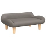 Cumpara ieftin Pat de caini, taupe, 70x40x24 cm, material textil