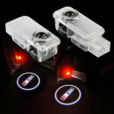 Lampi led logo portiere dedicate Audi A1 2012-2015, A4 2003-2008, A4 2009-2015 foto