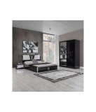 DORMITOR LUIS NEGRU -SIFONIER OGLINDA