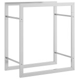 Cumpara ieftin Suport pentru lemne de foc, 50x28x56 cm, otel inoxidabil