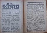 Revista Echipa, Redactor Alexandru Severeanu, an 1, nr. 1, 1934, semnata pe prima pagina de Nicolae Iorga