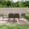 VidaXL Set mobilier de grădină cu perne, 7 piese, poliratan și oțel 3186942