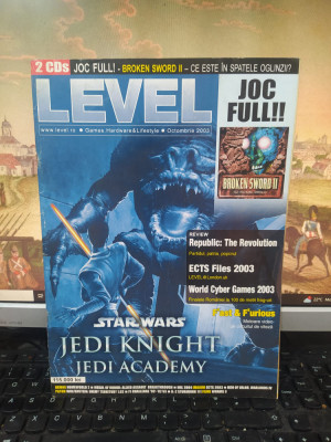 Level, Games, Hardware &amp;amp; Lifestyle, octombrie 2003, Star Wars: jedi Knight, 111 foto