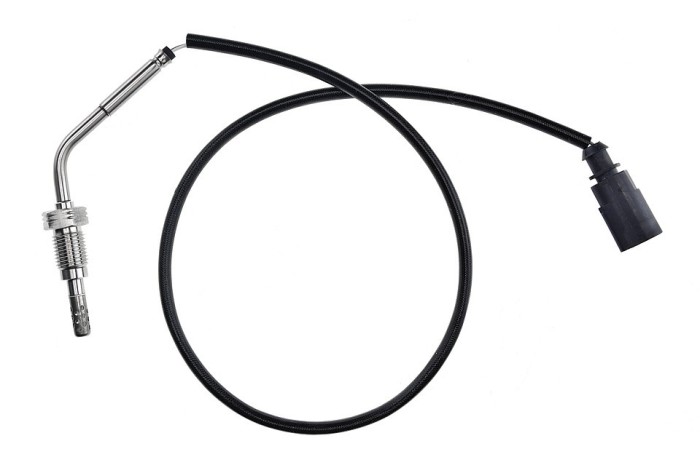 Senzor temperatura filtru particule Vw Golf 5 1.9tdi 2005-, 2.0tdi 2004- Golf 6 2.0tdi 2009-, Passat 2.0tdi 2008-, in fata turbocompresorului, lungim