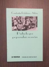 PSIHOLOGIA POPORULUI ROMAN - CONSTANTIN RADULESCU MOTRU foto