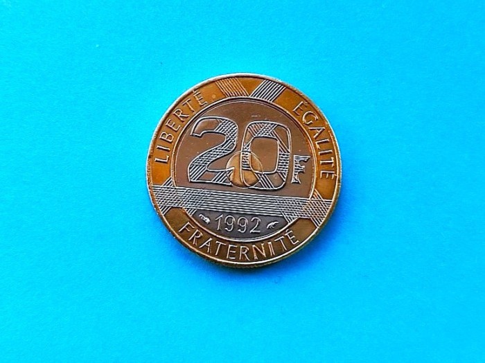 20 Francs 1992 Franta-stare buna!