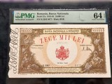2 bancnote consecutive 10.000lei din 1946 PMG64 si PMG64EPQ
