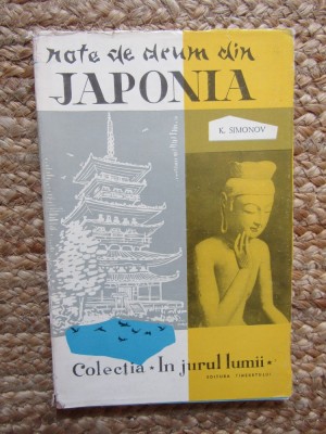 K. Simonov - Note de drum din Japonia foto