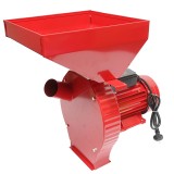 Moara electrica pentru cereale/stiuleti Craft Tech, 3000 rpm, 3800 W, 300 kg/h, 4 site incluse, Rosu