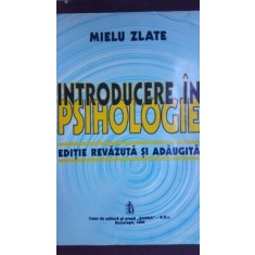 Introducere in psihologie Mielu Zlate