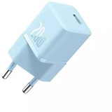 Incarcator Retea Baseus (CCGN050103), Type-C, Fast Charging, GaN, 20W, Blue