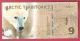 TERITORIUL ARCTIC 9 DOLLARS / 2021.