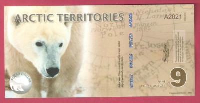 TERITORIUL ARCTIC 9 DOLLARS / 2021. foto