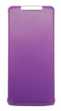 Husa flip TelOne Slim Iron mov pentru Sony Xperia U (ST25i)