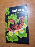 Carte de bucate - salate - din anul 1971