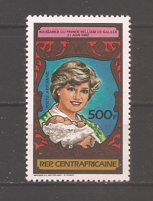 Republica Centrafricana 1983 - Printesa Diana, PA, MNH foto