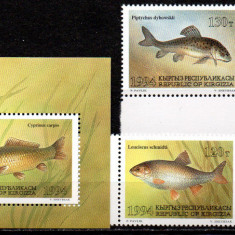 KIRGHIZSTAN, KÂRGÂZSTAN, Kyrgyzstan 1994, Fauna, Pesti, serie neuzata, MNH