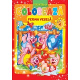 Ferma vesela (Descoperă şi colorează)