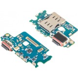 Placa cu Conector Incarcare - Microfon - Modul Cititor SIM Samsung Galaxy S25 S931, Service Pack GH96-18238A