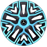 Cumpara ieftin Set 4 Capace Roti 16 inchi, Best Azur-Negru, Compatibile Cu Mercedes-Benz
