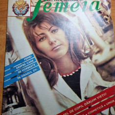 revista femeia noiembrie 1973-articol si foto orasul iasi,moda,teatrul national