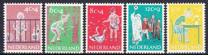 s3 Olanda 1959 - Pt.copii 5v. neuzat,perfecta stare