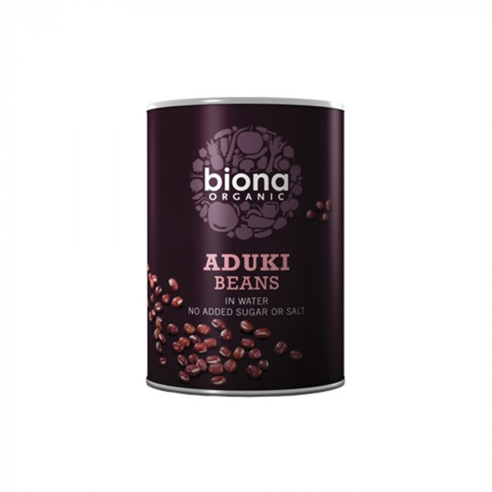 Fasole azuki boabe conserva BIO 400g Biona