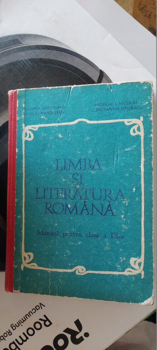 LIMBA SI LITERATURA ROMANA CLASA A IX A - GHEORGHIU MANOLESCU OTOBACU