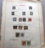 Lot 9 timbre vechi Austria 1858&ndash;1890, timbre de ziare și taxe pentru ziare -A42