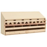 Cumpara ieftin Cuibar gaini cu 5 compartimente 117x33x54 cm lemn masiv pin