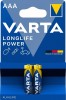 Set baterii alcaline R3 AAA 2buc/blister Longlife Power Varta