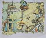 Tablou Tudor Banus - Belle Epoque, (litografie originala)
