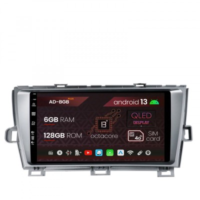 Navigatie Toyota Prius (2009-2014), Android 13, B-Octacore 6GB RAM + 128GB ROM, 9 Inch - AD-BGB9006+AD-BGRKIT089 foto