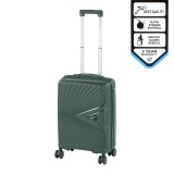 TraveLux Endure valiză de cabină cu hard top 55x40x20 cm verde &icirc;nchis
