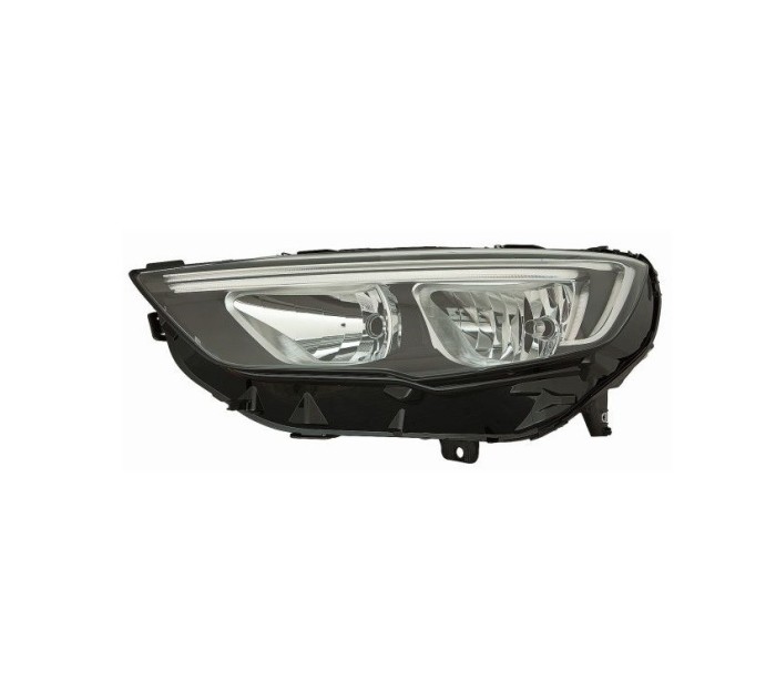 Far Opel Insignia, 03.2017-06.2020, montare fata, stanga, cu lumini de zi tip LED; H7+H7+LED; electric; fara modul LED; cu motor; halogen, DEPO